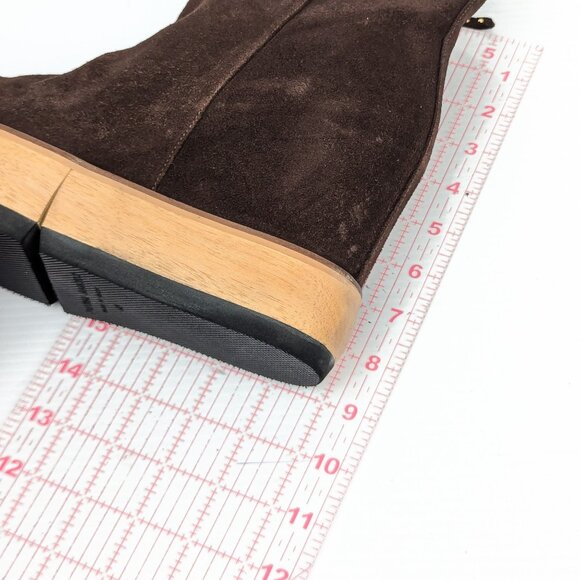 Paloma Barcelo Women Disa Brown Suede Platform Zip Ankle Boots size 10US EUR 40 - Picture 8 of 9